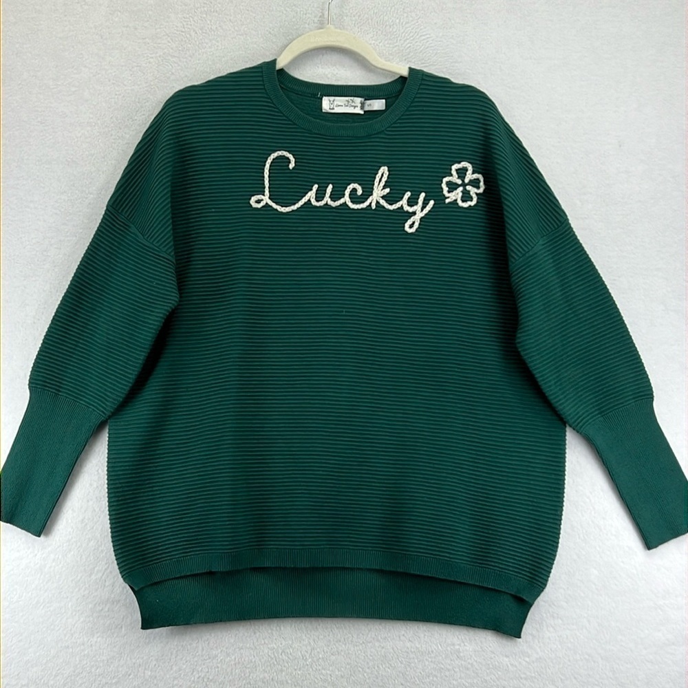 Llama Tail Designs Women’s Custom Pullover Sweater Sz S/M Viscose/Nylon Like New